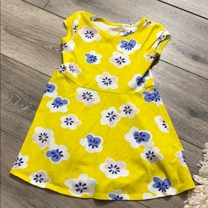Yellow flower dress